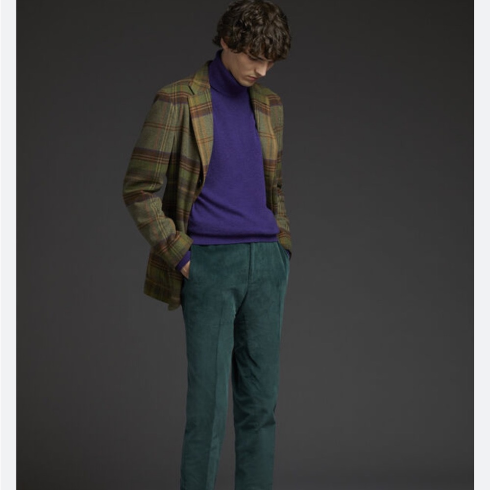 • Phineas Cole • Men’s Horseblanket Green Plaid Sport Jacket 40 Reg